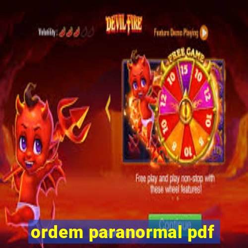 ordem paranormal pdf